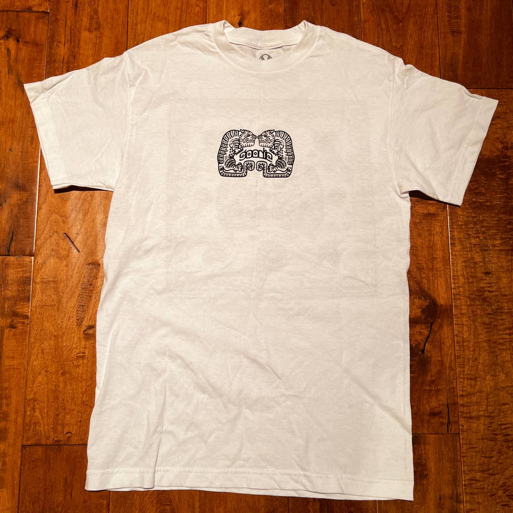 Timothy DelaGhetto Goodie Brand T-Shirt White Men's M Short Sleeve Tiger Print